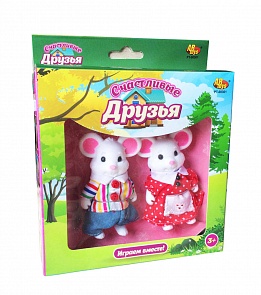 Набор фигурок животных «Счастливые друзья» (ABtoys, PT-00301)